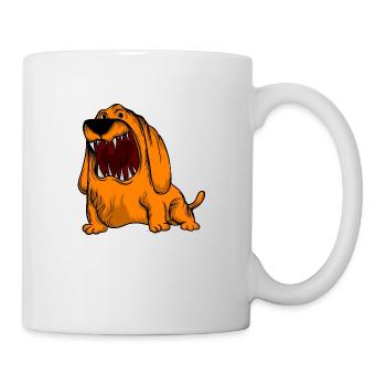Lustige Hunde 11 - Tasse - Weiß - Rechts