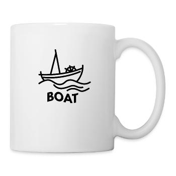 Boot - Tasse - Weiß - Rechts