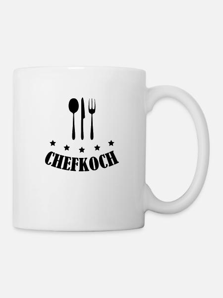 chefkoch - Tasse - Weiß