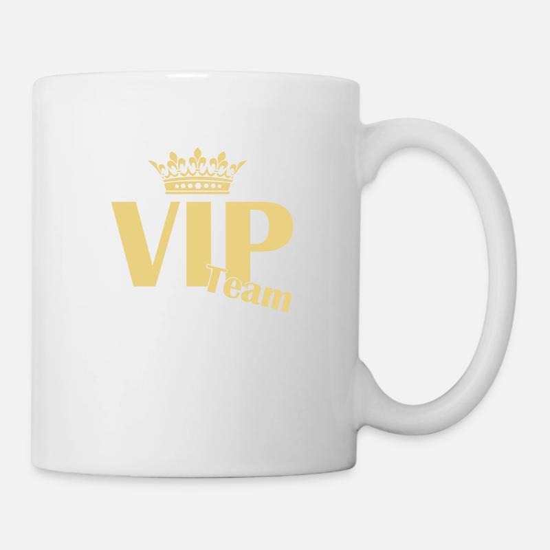 vip team - Tasse - Weiß