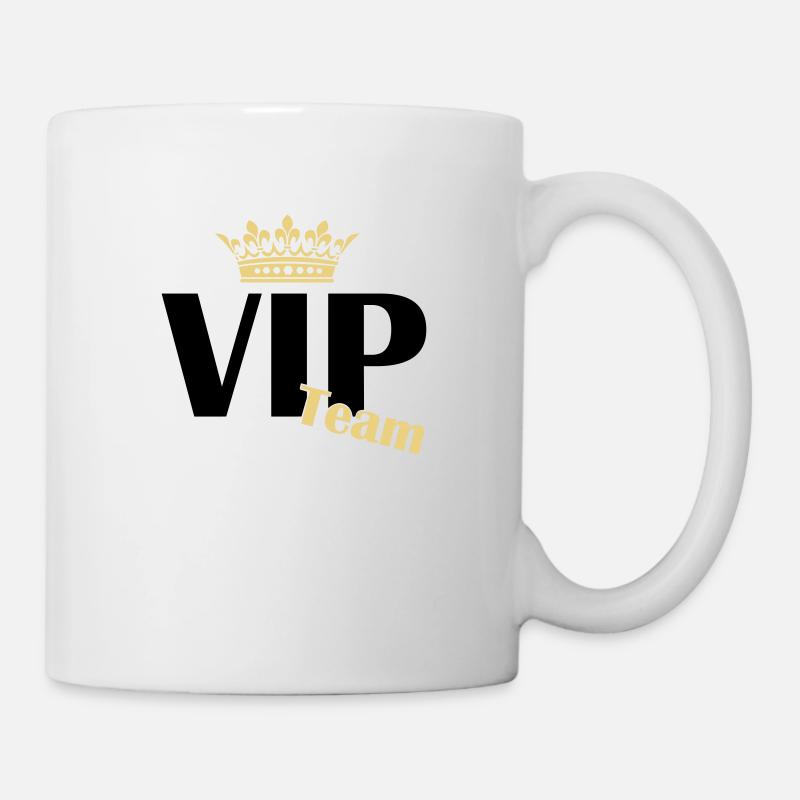 vip team - Tasse - Weiß