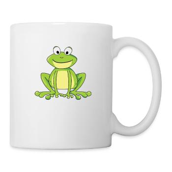 la grenouille - Mug blanc - blanc - Droite