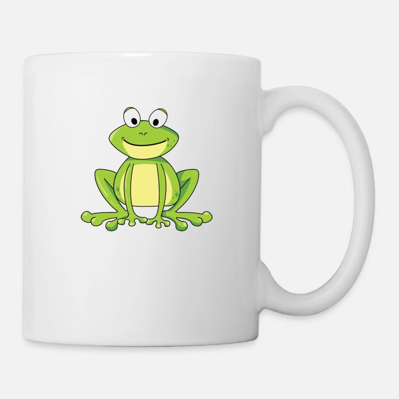 la grenouille - Mug blanc - blanc