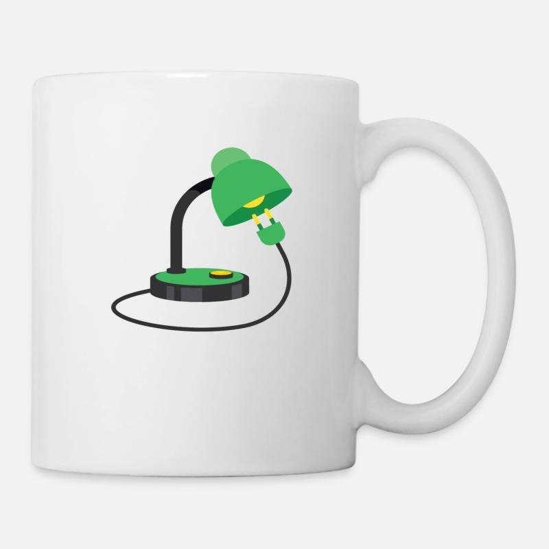 lampe - Mug blanc - blanc