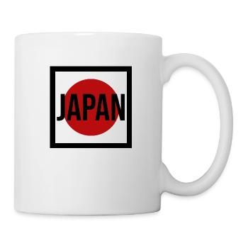 Flaggen Japans - Tasse - Weiß - Rechts