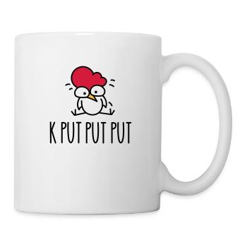 The funny chicken is tired - Mug - white - Right