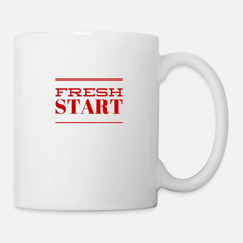 Neuanfang - Tasse - Weiß
