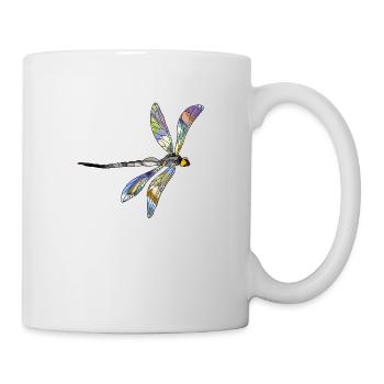 Libellule - Mug blanc - blanc - Droite