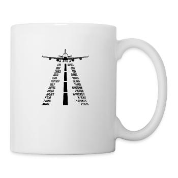 Cadeau de pilote pilote de copilote - Mug blanc - blanc - Droite