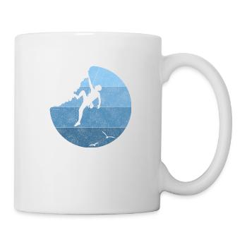 Climbing - Mug blanc - blanc - Droite