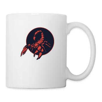 Skorpion, Scorpio, Geburtstag, Geschenk, - Tasse - Weiß - Rechts
