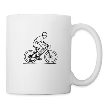 bicycle bike 2 - Mug - white - Right