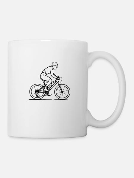 bicycle bike 2 - Mug - white