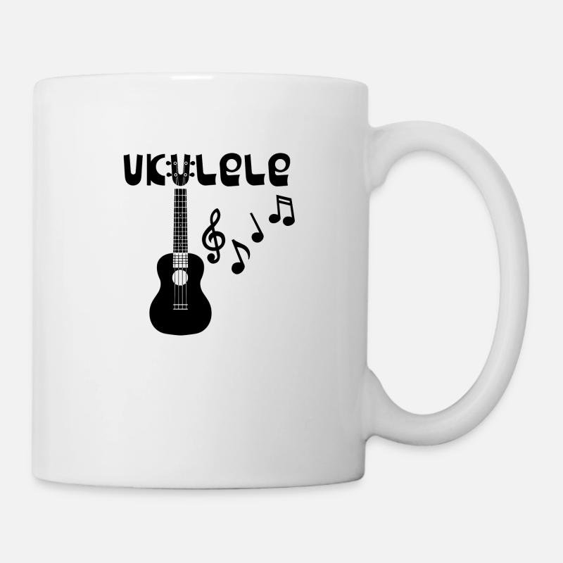 Ukulele Musiker Geschenk Hawaii - Tasse - Weiß