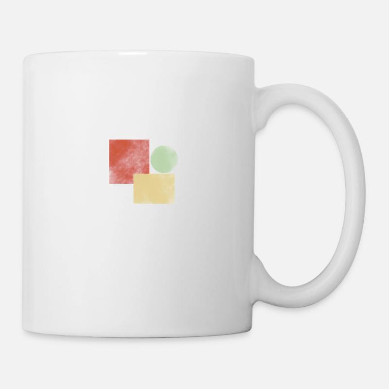 Simple Geometrie - Tasse - Weiß
