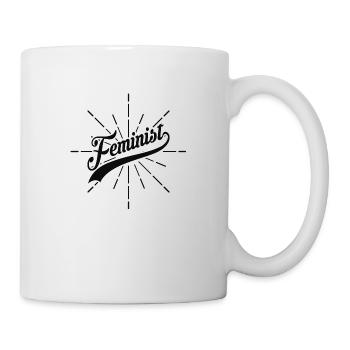 Feminist - Tasse - Weiß - Rechts