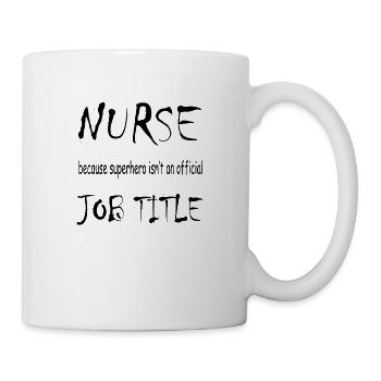 Nurse - Tasse - Weiß - Rechts