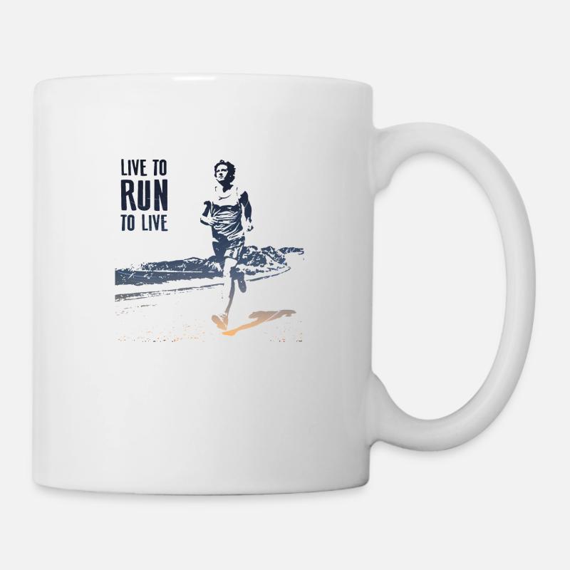 Courir - Mug blanc - blanc