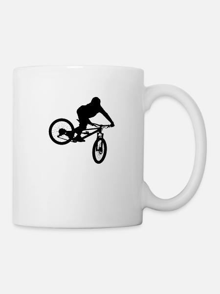 Downhill VTT, Cross Mountainbiker BMX VTT - Mug blanc - blanc
