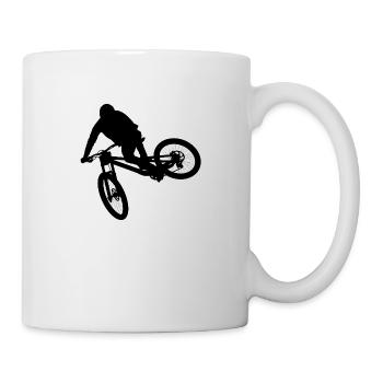 Downhill Mountainbike, Cross Mountainbiker DB MTB - Tasse - Weiß - Rechts