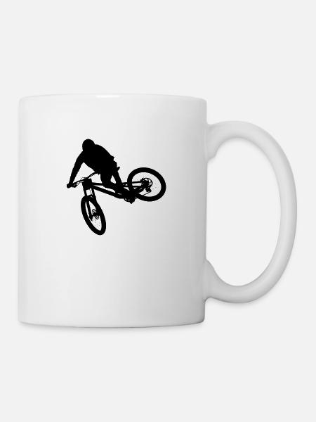 Downhill VTT, Cross Mountainbiker DB MTB - Mug blanc - blanc