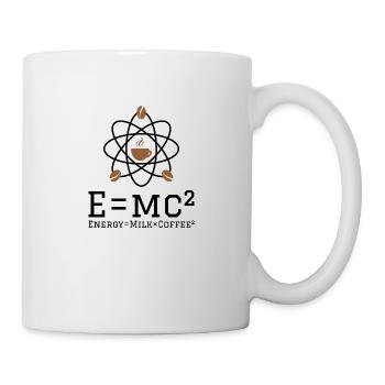 Energy milk coffee Gift Chemistry Science - Mug - white - Right