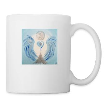 Herzengel des Loslassen - Tasse - Weiß - Rechts