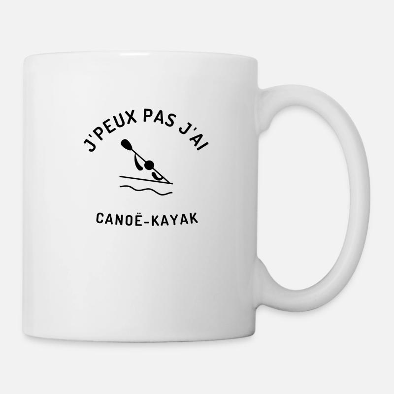 J peux pas j ai canoë kayak - Mug blanc - blanc
