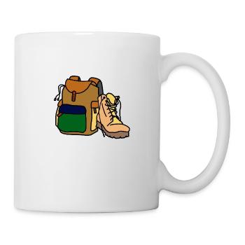 randonneur /Trail / Trek - Mug blanc - blanc - Droite