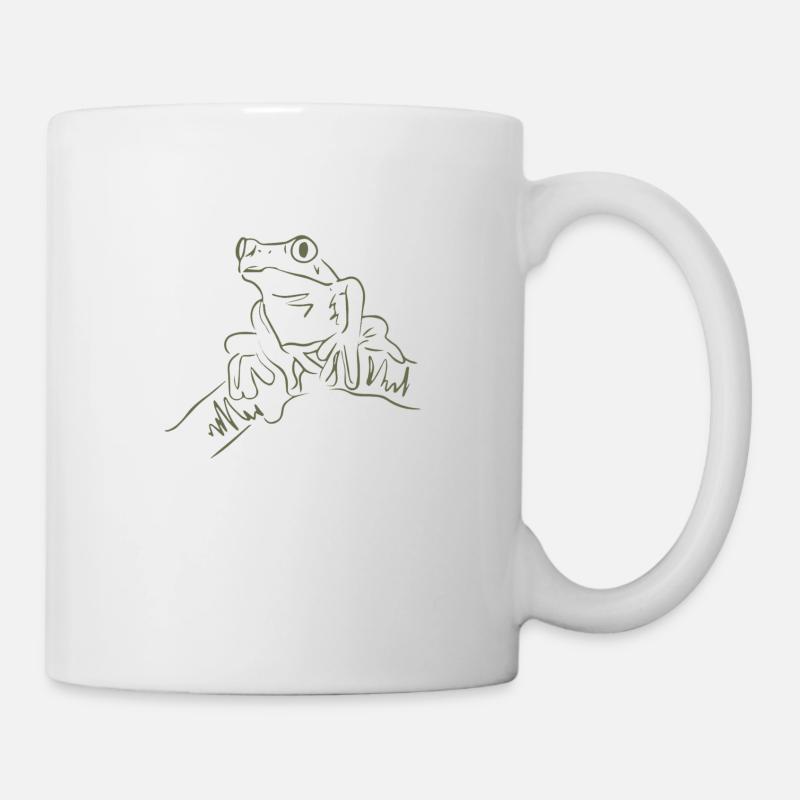 grenouille - Mug blanc - blanc