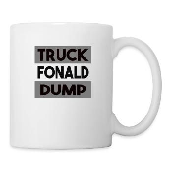 Truck Fonald Dump Geschenkidee usa speziell truck - Tasse - Weiß - Rechts