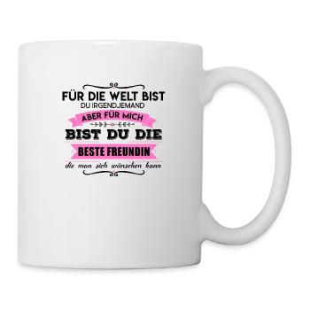 Partnerlook Beste Freundinnen - Tasse - Weiß - Rechts