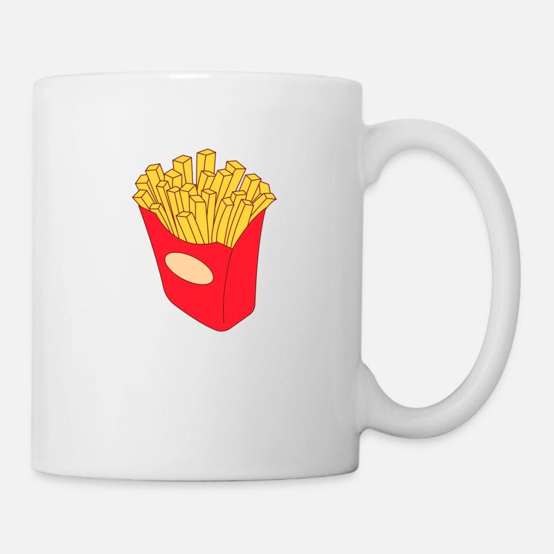 frites - Mug blanc - blanc