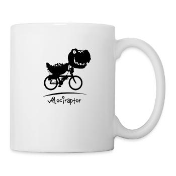 vélociraptor - Mug blanc - blanc - Droite