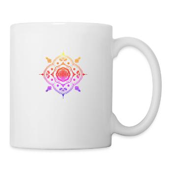 Mandala Boho Mandala Style Muster bohemian - Tasse - Weiß - Rechts