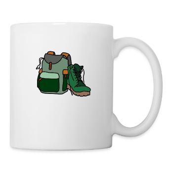top randonneur trek trail - Mug blanc - blanc - Droite