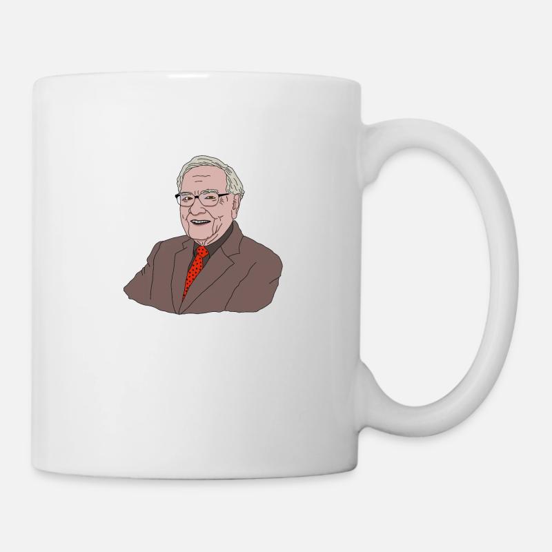 Warren Buffett - Mug blanc - blanc