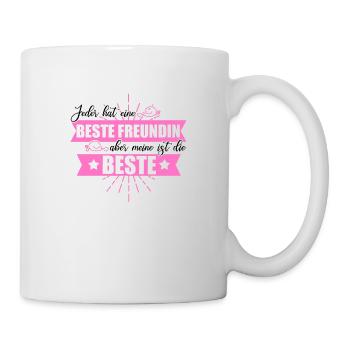 Partnerlook Beste Freundinnen - Tasse - Weiß - Rechts