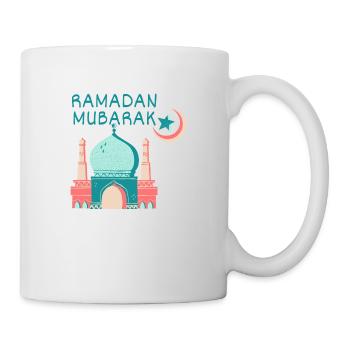 Ramadan Mubarak/Eid /Muslim /Islam/Allah - Mug - white - Right