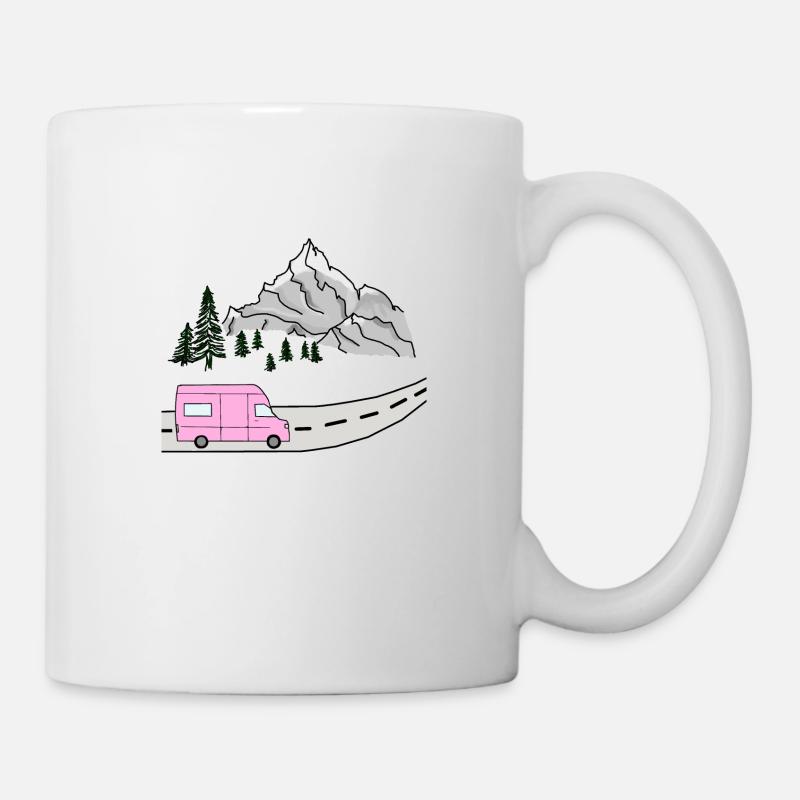 VAN LIFE VANLIFER NOMADS - Mug blanc - blanc