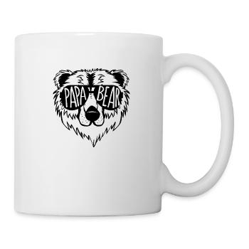 Dad bear gift father father's day saying - Mug - white - Right