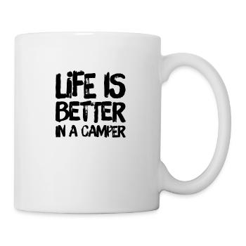 ich liebe Camping - Tasse - Weiß - Rechts