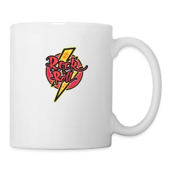 rock roll - Mug - white - Right
