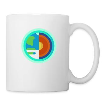 Erde - Tasse - Weiß - Rechts