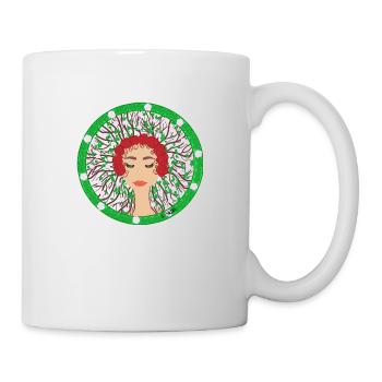 Femme de la Terre - Mug blanc - blanc - Droite