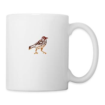 Keltische Symbole Zaunkönig Keltische Knoten Gift - Tasse - Weiß - Rechts