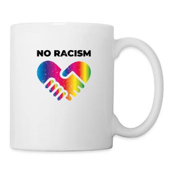 No racism cadeau tolérance droits de l’homme - Mug blanc - blanc - Droite