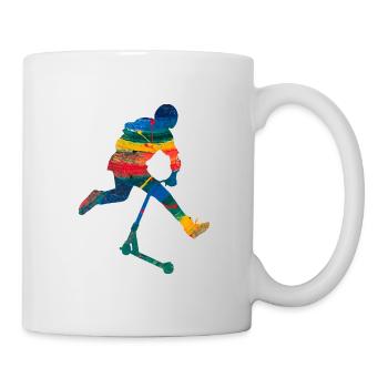 Freestyle-Roller - Tasse - Weiß - Rechts