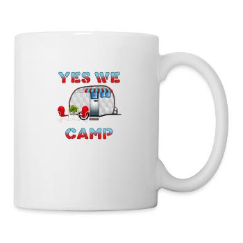 Yes We Canip Caravan Art - Tasse - Weiß - Rechts
