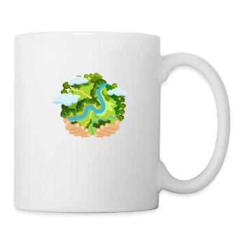 Save the planet Earth Day - Tasse - Weiß - Rechts
